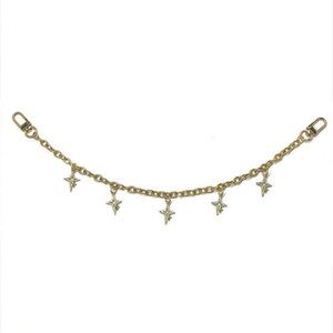 Gold Four Corner Star Bag Charm Accessories